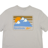 REEBOK Mens T-Shirt Grey S