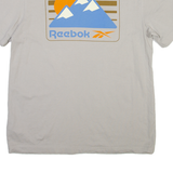 REEBOK Mens T-Shirt Grey S