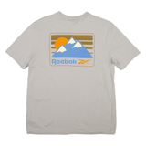 REEBOK Mens T-Shirt Grey S