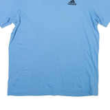 ADIDAS Mens T-Shirt Blue S