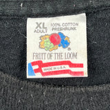 Buckle Up Every Time Fruit Of The Loom Graphic T-Shirt - XL Black Cotton