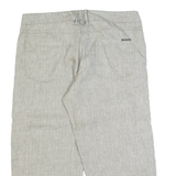 WHITE STUFF 3/4 Length Womens Trousers Beige Regular Straight W32 L21