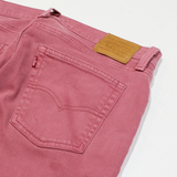 LEVI'S 724 High Rise BIG E Mens Trousers Pink Regular Straight W32 L32