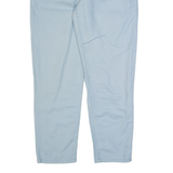 GAP Khaki Womens Trousers Blue Slim Straight Linen W32 L28