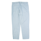 GAP Khaki Womens Trousers Blue Slim Straight Linen W32 L28