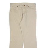 WRANGLER Mens Trousers Beige Regular Straight W34 L30