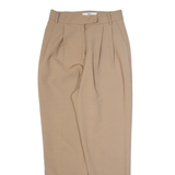 BECAUSE OF ALICE Chino Womens Trousers Brown Slim Tapered W26 L28