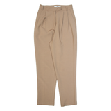 BECAUSE OF ALICE Chino Womens Trousers Brown Slim Tapered W26 L28