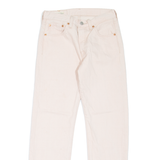 LEVI'S 501 Jeans Premium Fresh Mushroom Tab Mens Pink Regular Straight W27 L28