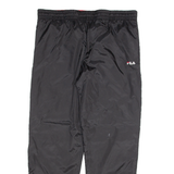 FILA Mens Track Pants Black Tapered M W38 L30