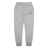 PUMA Mens Joggers Grey Tapered S W26 L29