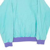 1/4 Zip Womens Pullover Jacket Blue XL