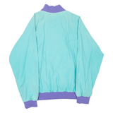 1/4 Zip Womens Pullover Jacket Blue XL