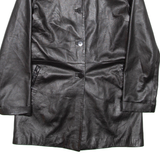 VERA PELLE Womens Jacket Black Leather L