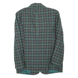 Womens Blazer Coat Green Check XL