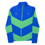 KAREN MILLEN Womens Jacket Blue Striped UK 14