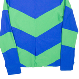 KAREN MILLEN Womens Jacket Blue Striped UK 14