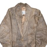 Womens Blazer Jacket Brown S