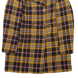 LIU JO Womens Overcoat Coat Black Check L