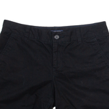 TOMMY HILFIGER Womens Chino Shorts Black S W32