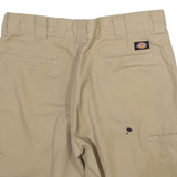 DICKIES Mens Workwear Shorts Beige Relaxed L W36