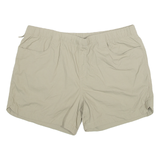 Womens Casual Shorts Beige Relaxed XL W38
