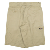 DICKIES Mens Workwear Shorts Beige Relaxed L W36