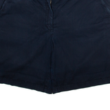 TOMMY HILFIGER Womens Workwear Shorts Blue UK 14 W36