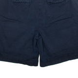 TOMMY HILFIGER Womens Workwear Shorts Blue UK 14 W36