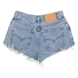 LEVI'S Womens Denim Shorts Blue XS W26
