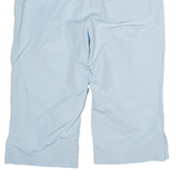 ADIDAS Womens Pedal Pushers Shorts Blue UK 14 W32
