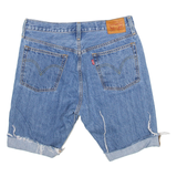 LEE 501 Womens Jorts Shorts Blue M W30