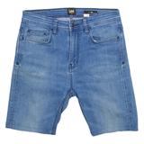 LEE Womens Jorts Shorts Blue L W30
