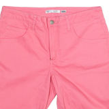 LEE Mid Rise Womens Jorts Shorts Pink M W32