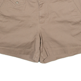 DKNY Womens Casual Shorts Brown UK 6 W32