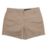 DKNY Womens Casual Shorts Brown UK 6 W32