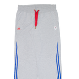 ADIDAS Olympics Team GB Womens Sweatpants Grey Straight UK 12 W30 L30