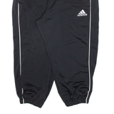 ADIDAS Womens Track Pants Black Tapered L W30 L20