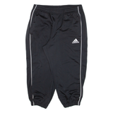 ADIDAS Womens Track Pants Black Tapered L W30 L20