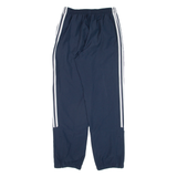 ADIDAS Womens Track Pants Blue Straight UK 12 W27 L29