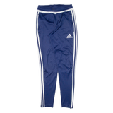 ADIDAS Womens Track Pants Blue Skinny S W26 L29