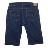 DICKIES Straight Womens Jorts Shorts Blue M W30