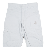 MAMMUT Womens Pedal Pushers Shorts Grey M W32