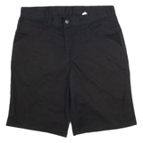 DICKIES Womens Pedal Pushers Shorts Black L W34