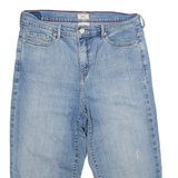 LEVI'S 512 Womens Pedal Pushers Shorts Blue Slim M W30