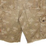TRUE RELIGION Mens Cargo Shorts Brown Camouflage S W40