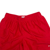 NIKE Mesh Lined Mens Swimming Shorts Red L W28