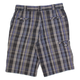 DICKIES Chino Mens Workwear Shorts Black Check M W34