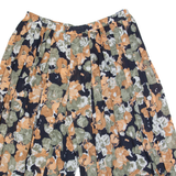 FRANKENWALDER 3/4 Length Womens Casual Shorts Black 90s Floral L W32