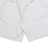 REEBOK Mens Sports Shorts Silver Relaxed M W28